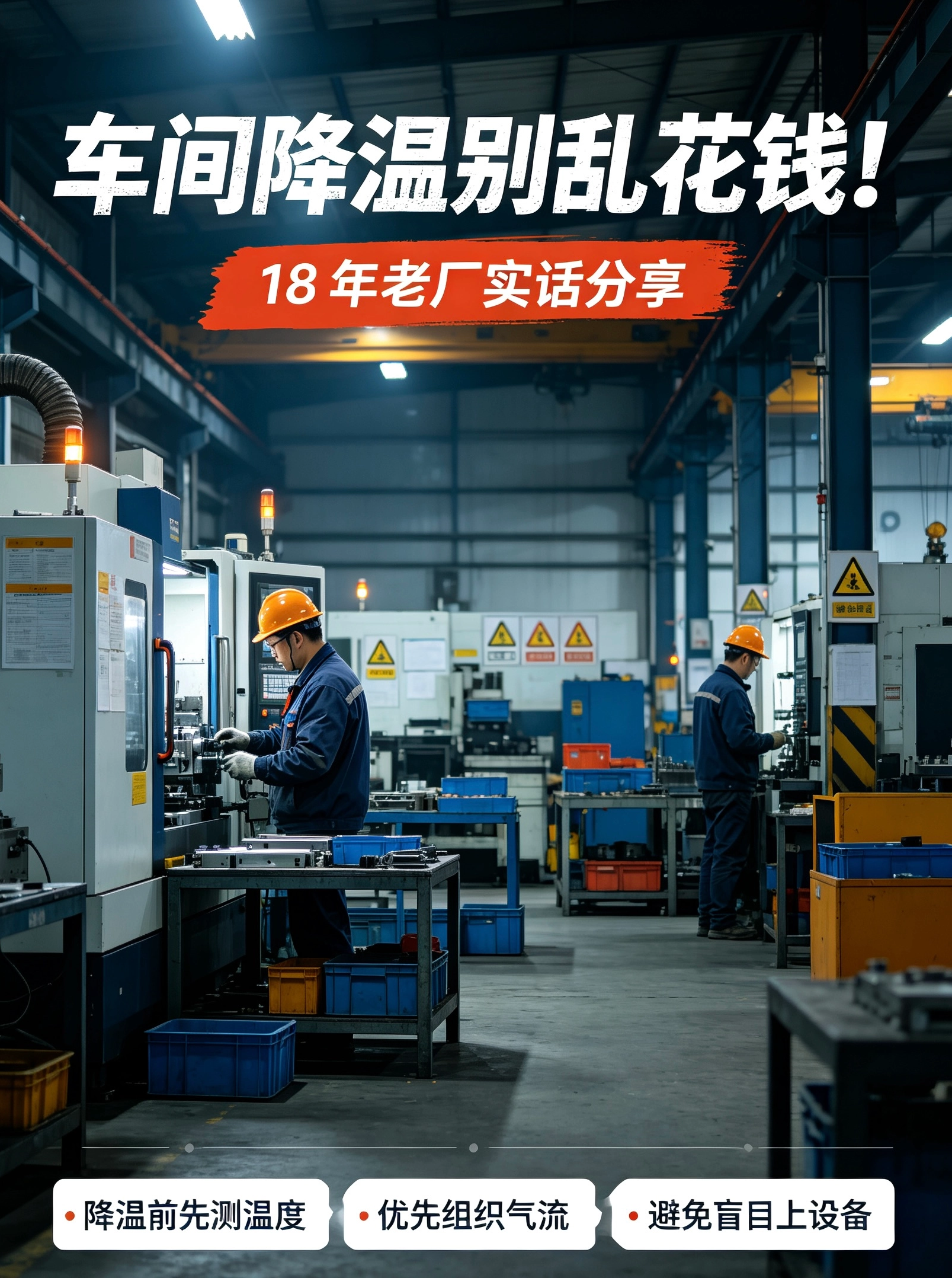 车间降温别盲目投入｜18 年工厂经验分享：3 类主流车间降温设备对比