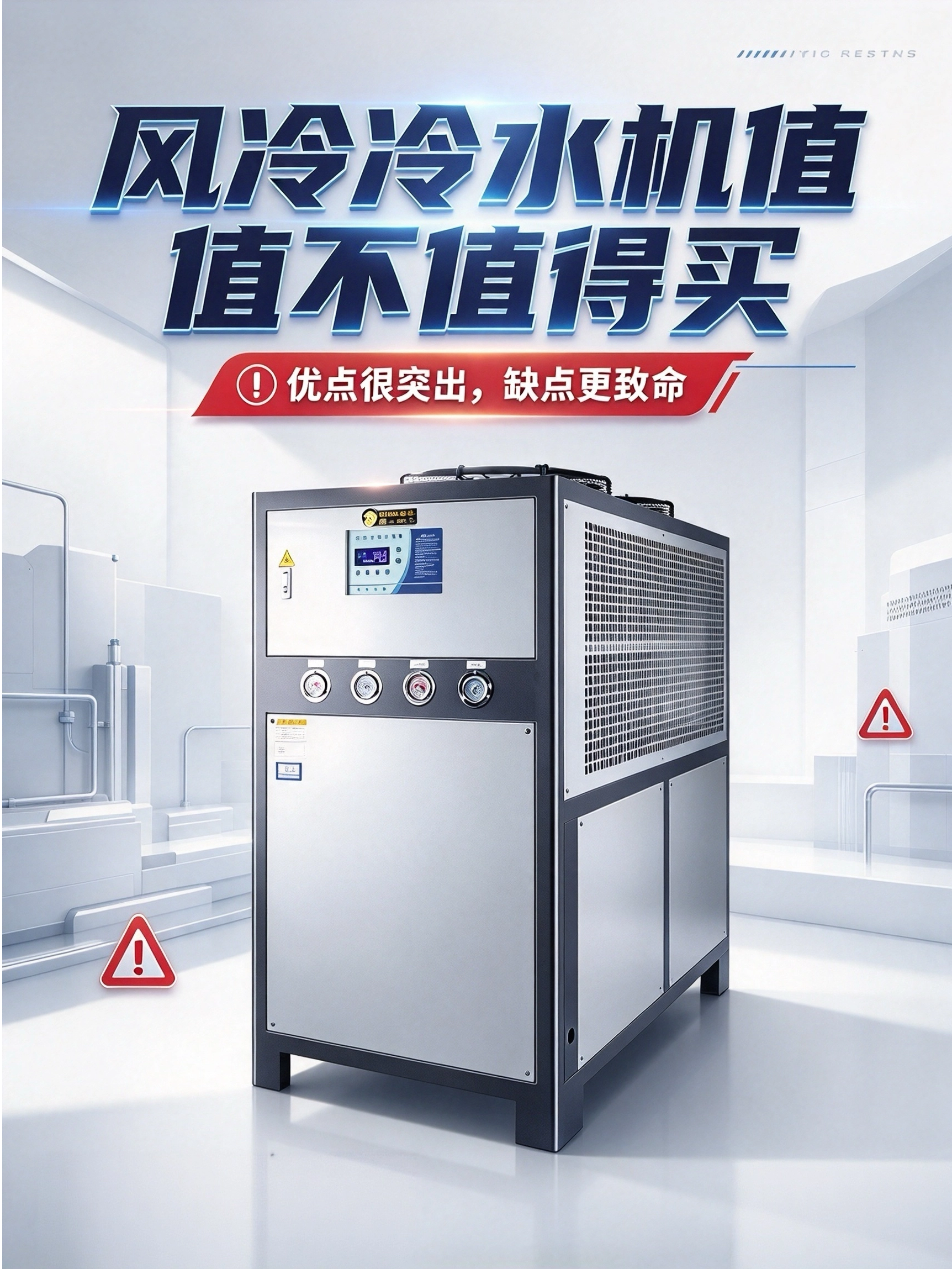 风冷冷水机优缺点｜工厂冷水机选型前必看